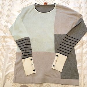 Bella NYC color block sweater